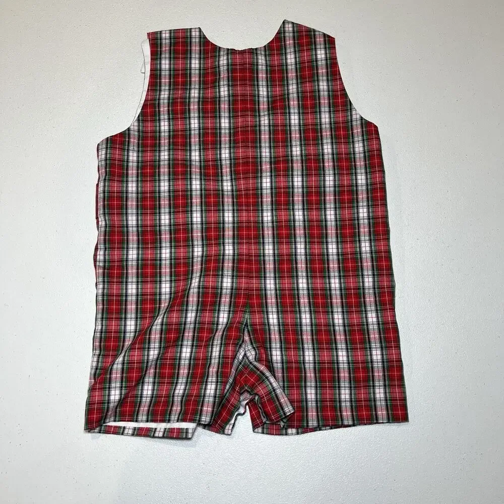Beaufort Bonnet Embroidered JPE Lot Of Two Gingham Jack‎ Keene Jon Jon Overalls